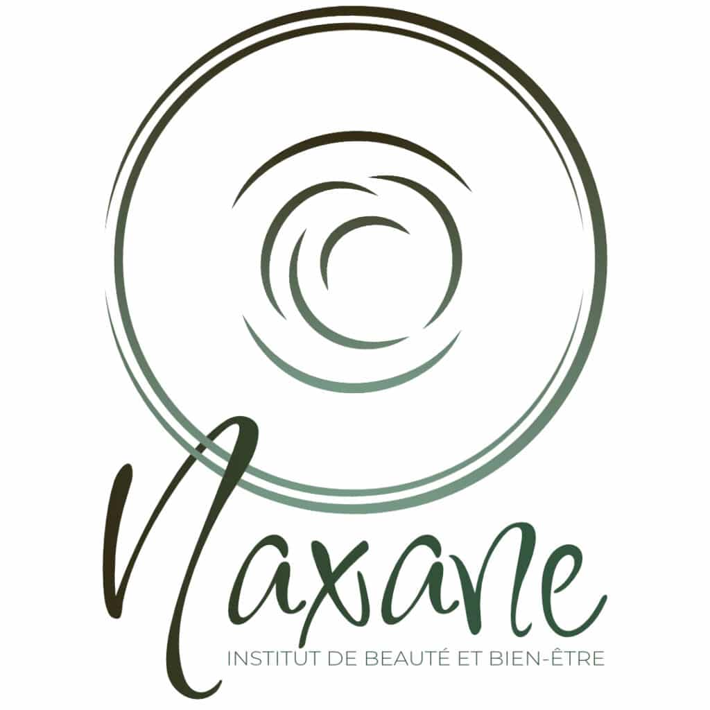 Logo de l’Institut Naxane, centre de beauté et bien-être à La Grand-Croix, conçu par Mahymedia.